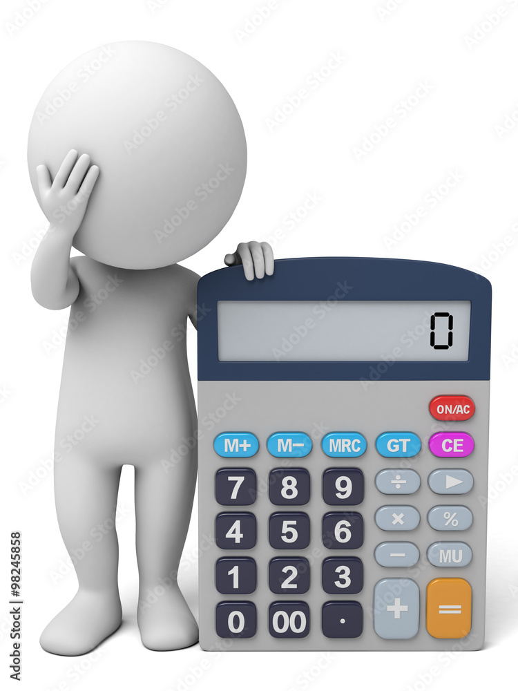 The 3D guy and a calculator The 3D guy and a calculator