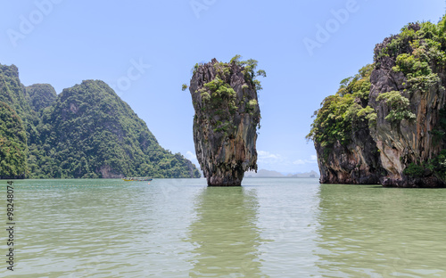 James Bond Island in Phang Nga National Park in Thailand