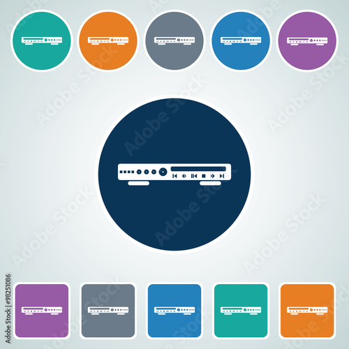 Free Download DVD Player Icon - GFXLoad