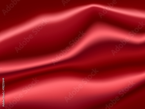 Red Satin Abstract Vector Texture