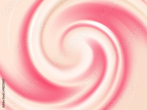 Vanilla and Strawberry Cream Abstract Vector Texture