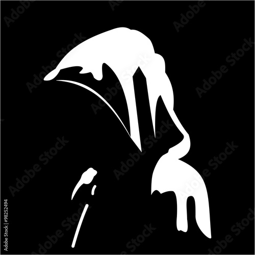 Silhouette of anonymous