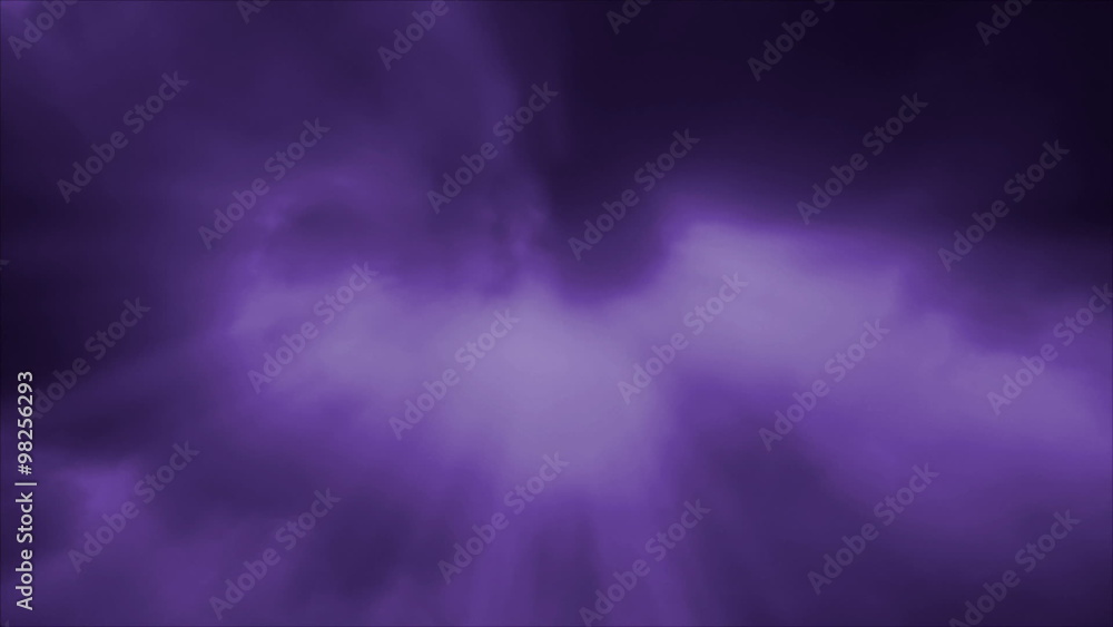 Loop features light rays penetrating violet purple time lapse motion clouds. Loop features light rays penetrating violet purple time lapse motion clouds.