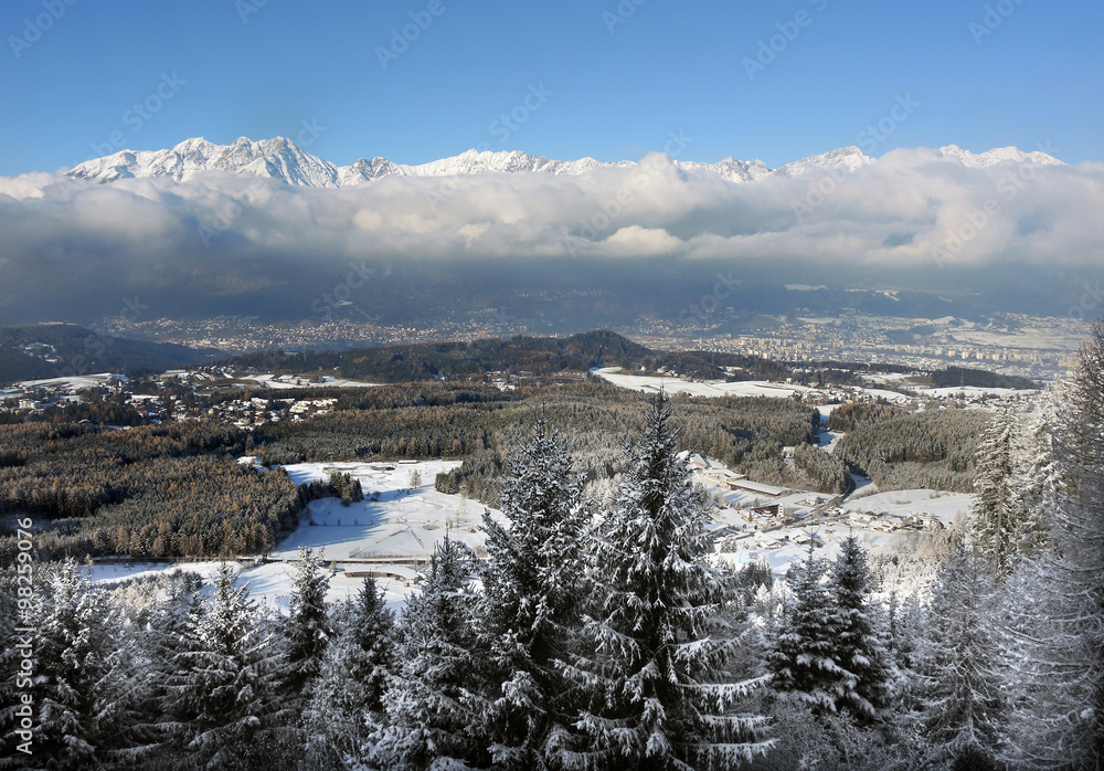 Tirol: Innsbruck und Nordkette im Winter