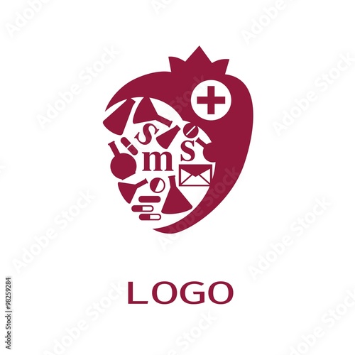 Vector of medicine icon. Cross Medical. Business icon for the company. Logo for charity, health, voluntary, non profit organization, isolated on white background, vector illustration.
