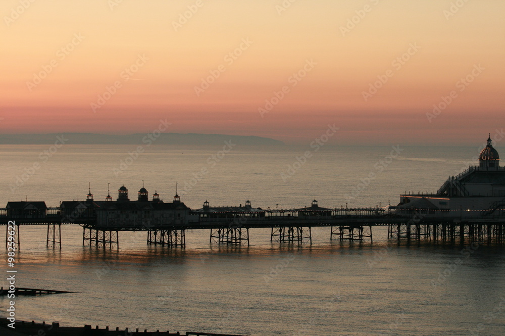 Fototapeta premium Eastbourne at the sunrise.
