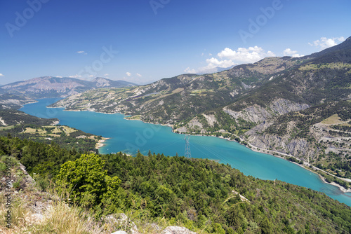 Lake of Serre-Poncon (French Alps)