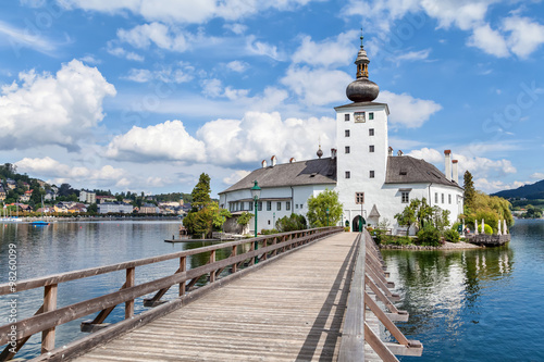 Schloss Ort on Traunsee lake in Austria