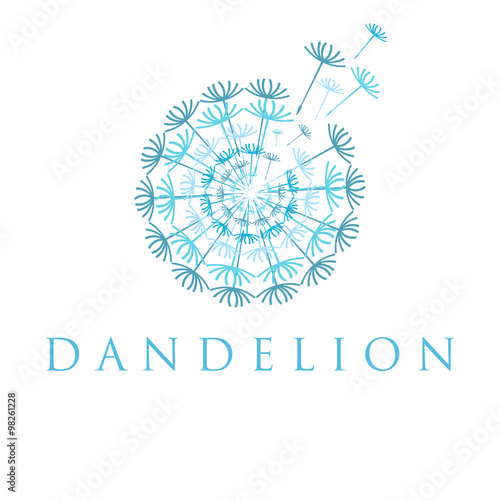 Fototapeta Naklejka Na Ścianę i Meble -  Illustration of concept dandelion. Vector
