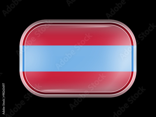 Free Download Ottoman Empire Variant Flag. Rectangular Shape with Rounded Corn - GFXLoad