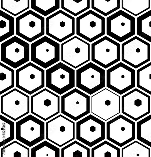 Fototapeta Naklejka Na Ścianę i Meble -  Seamless Hexagon Pattern