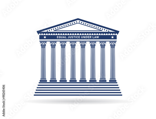The Supreme Court architecture logo
