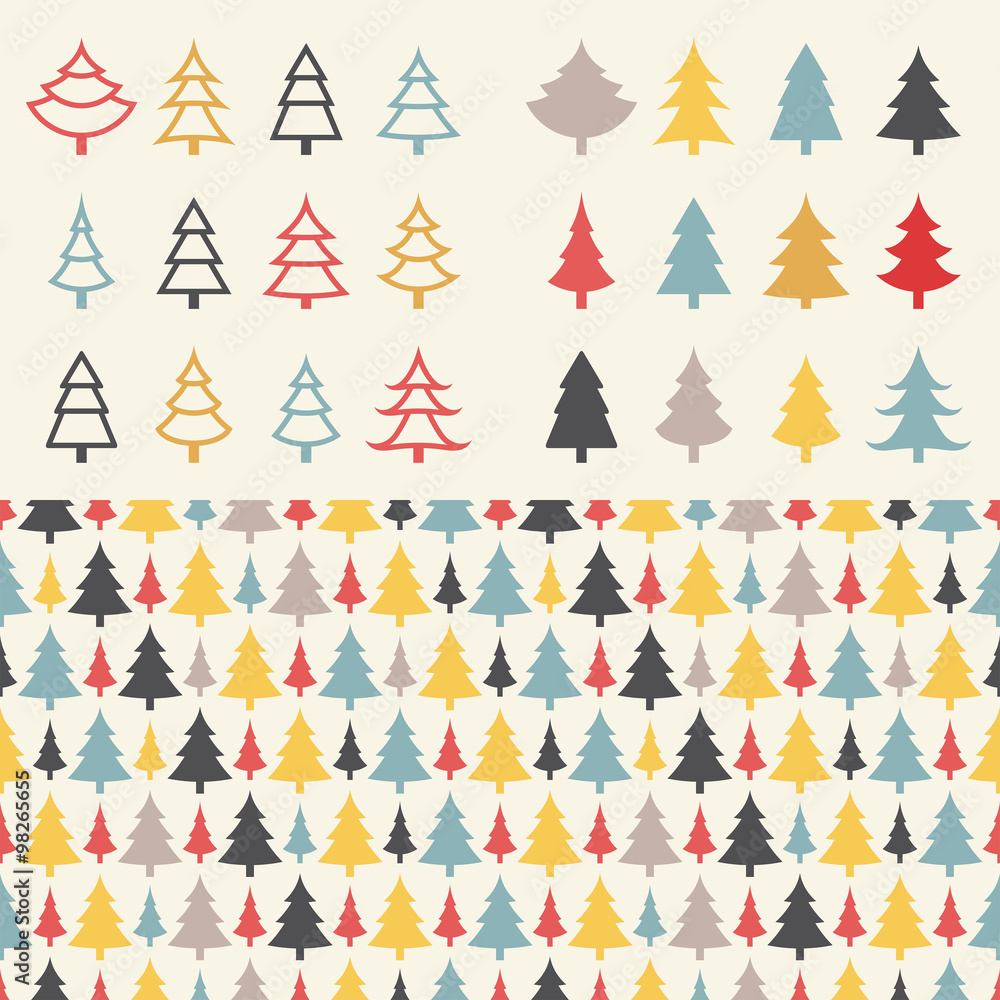 Christmas tree set