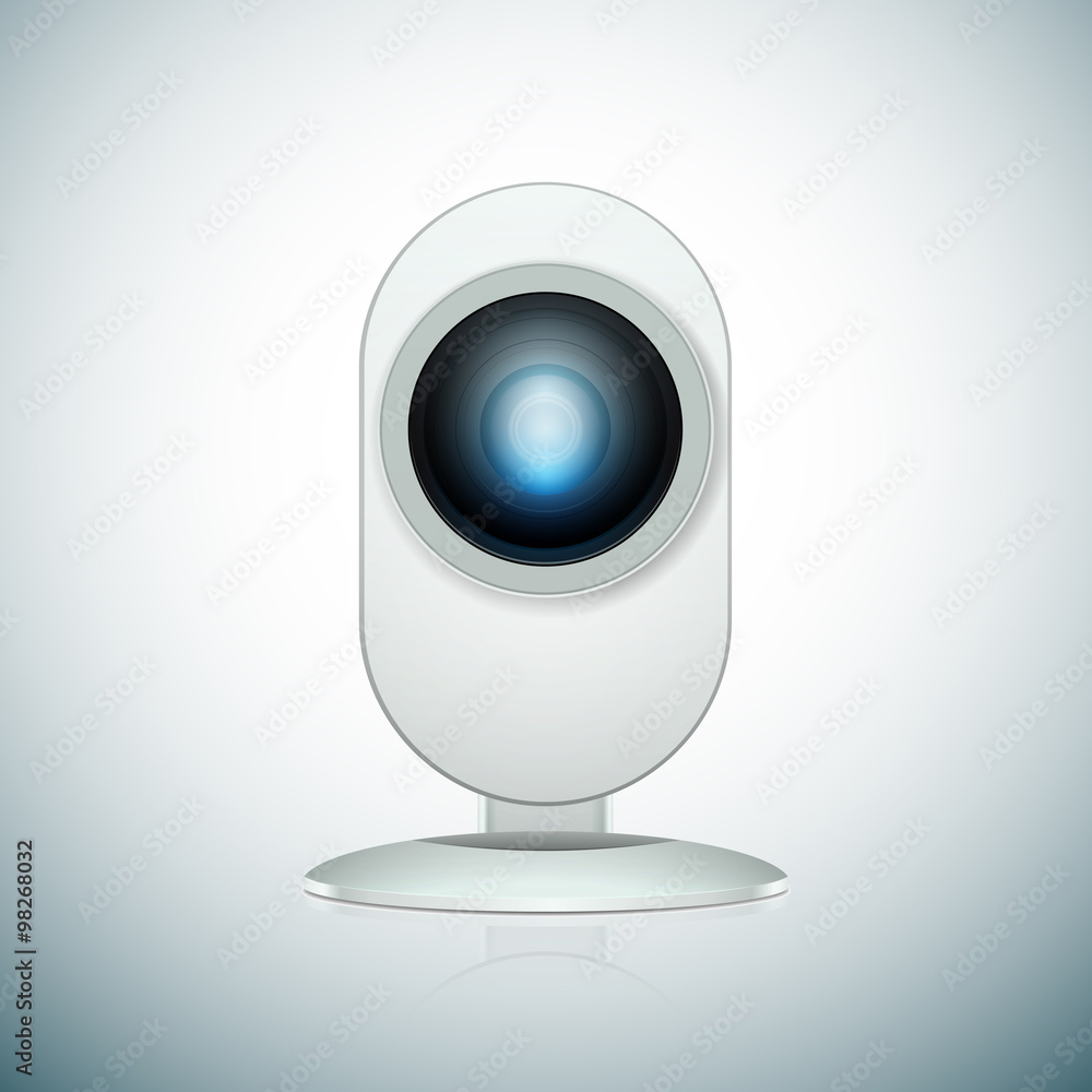 Web Camera realistic illustration Web Camera realistic illustration
