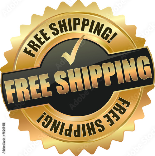 golden shiny vintage grand sale 3D vector / icon seal sign button shield star