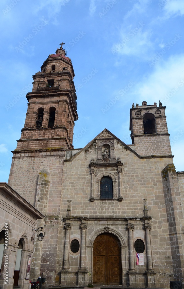 Templo de San Agustin, en Morelia
