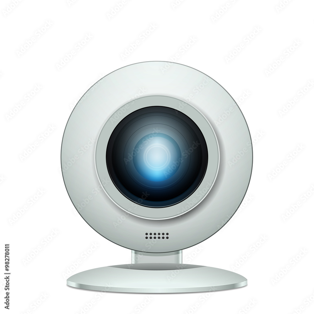 Web Camera realistic illustration Web Camera realistic illustration