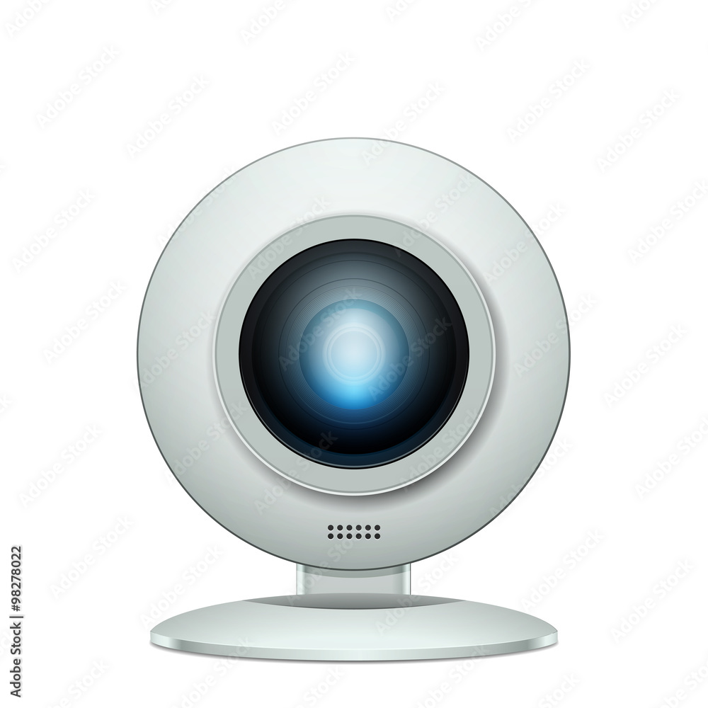 Web Camera realistic illustration Web Camera realistic illustration