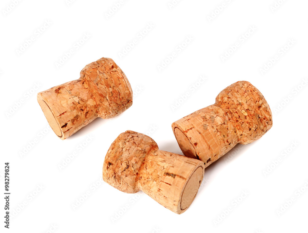Three cork from champagne wine