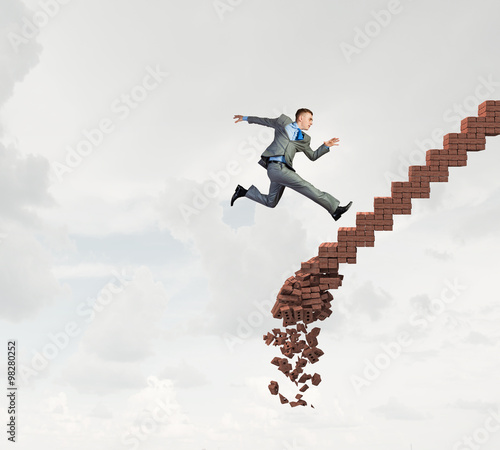 Wallpaper Mural Up the career ladder overcoming challenges Torontodigital.ca