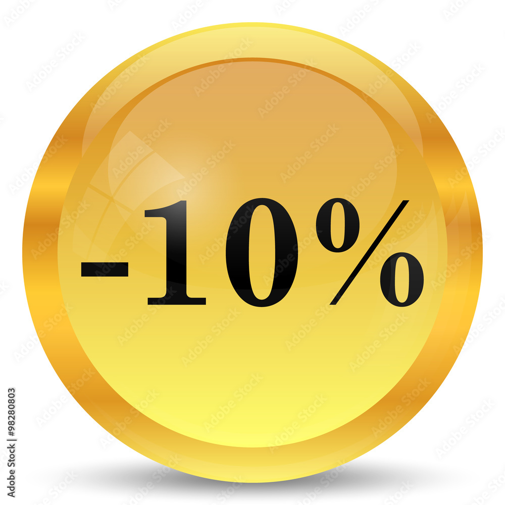 10 percent discount icon 10 percent discount icon