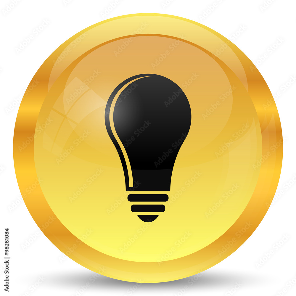 Light bulb - idea icon Light bulb - idea icon