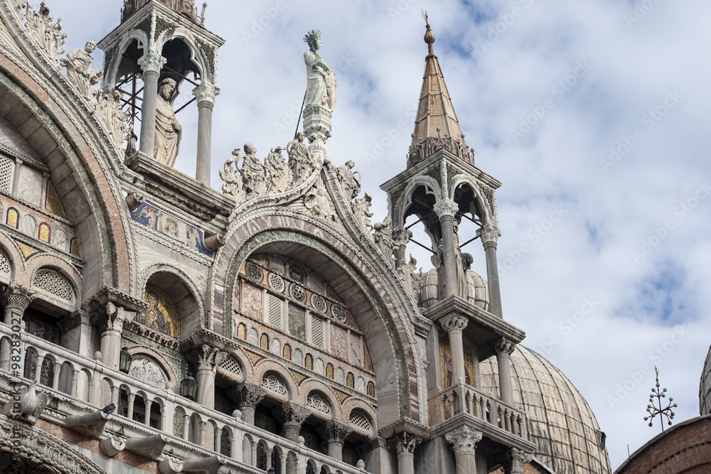 detalles de la Basílica de San Marco, Venecia