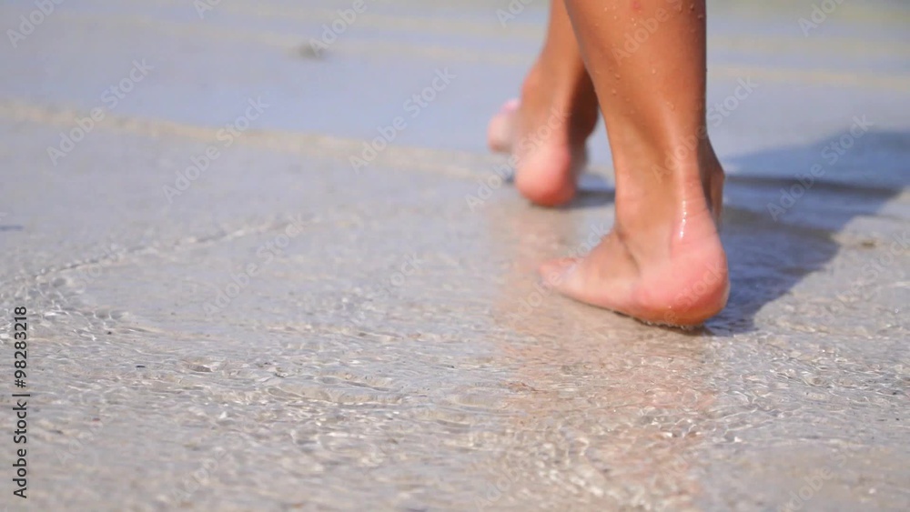 Woman Feet Walking In Sea Beach Vacation Stock Video Adobe Stock woman-feet-walking-in-sea-beach-vacation-stock-video-adobe-stock