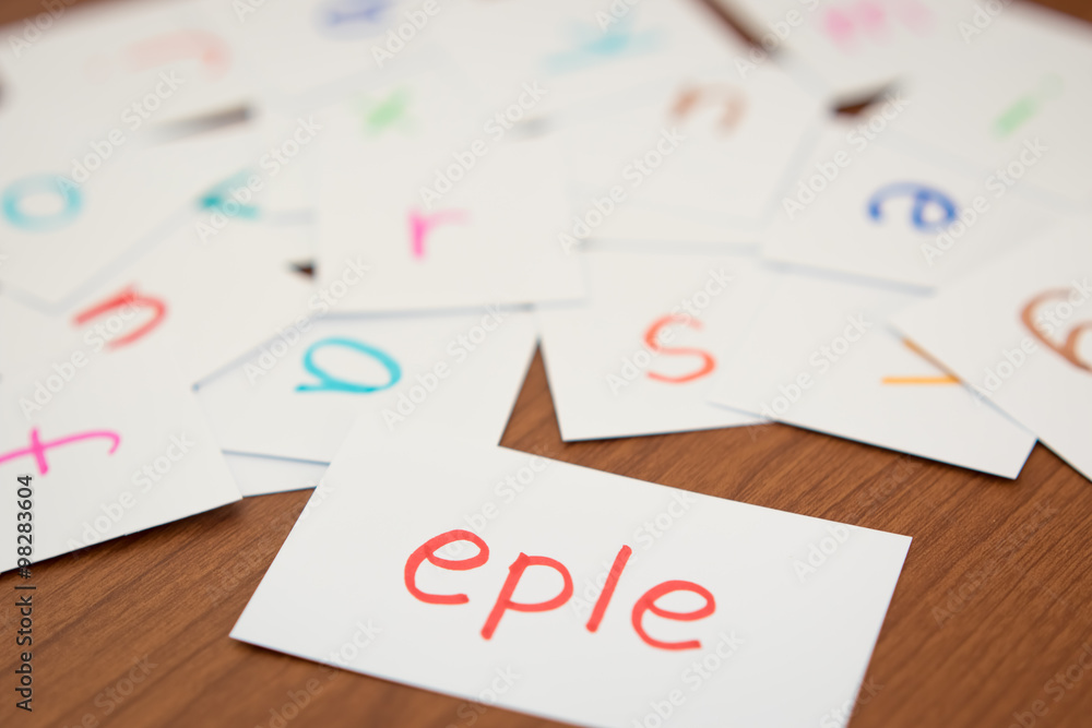 Norwegian; Learning the New Word with the Alphabet Cards; Writin Norwegian; Learning the New Word with the Alphabet Cards; Writin
