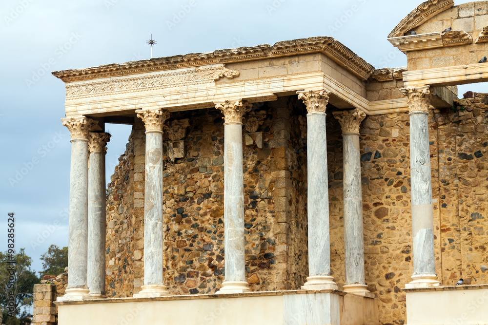 Fototapeta premium Columns of Roman Theatre