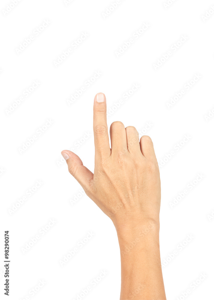Hand isolated on white background with clipping path Hand isolated on white background with clipping path