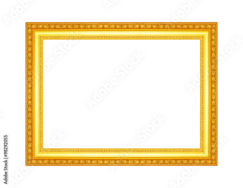 Wallpaper Mural antique golden frame isolated on white background Torontodigital.ca