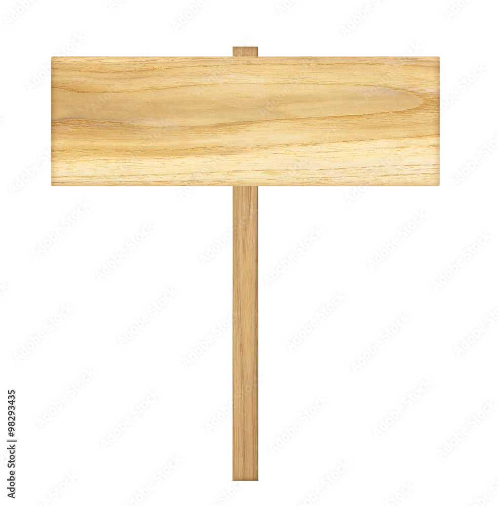 Wooden sign isolated on white background. Wooden sign isolated on white background.