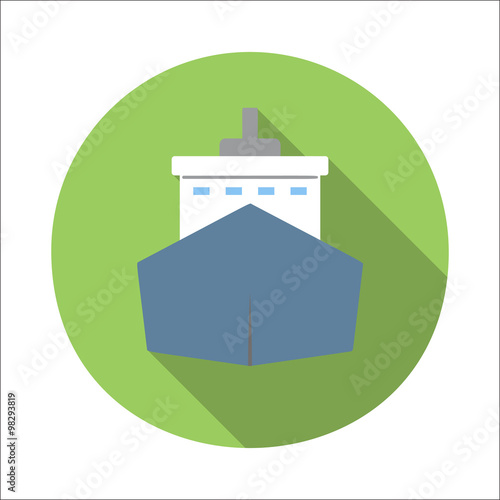 Ship flat icon