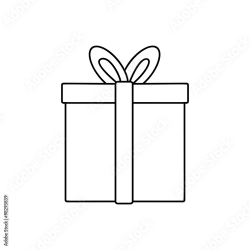 Gift line icon