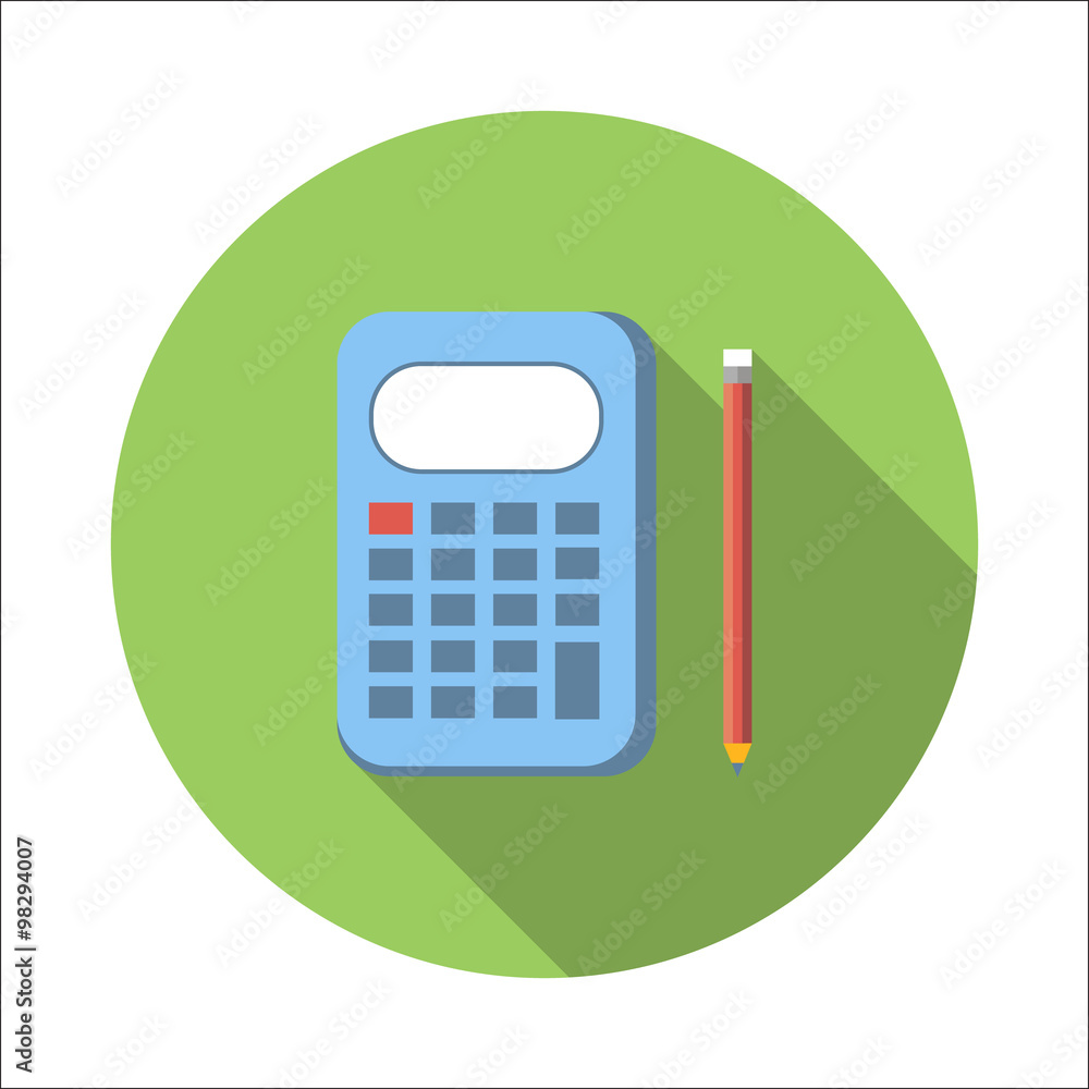 Calculator flat icon Calculator flat icon