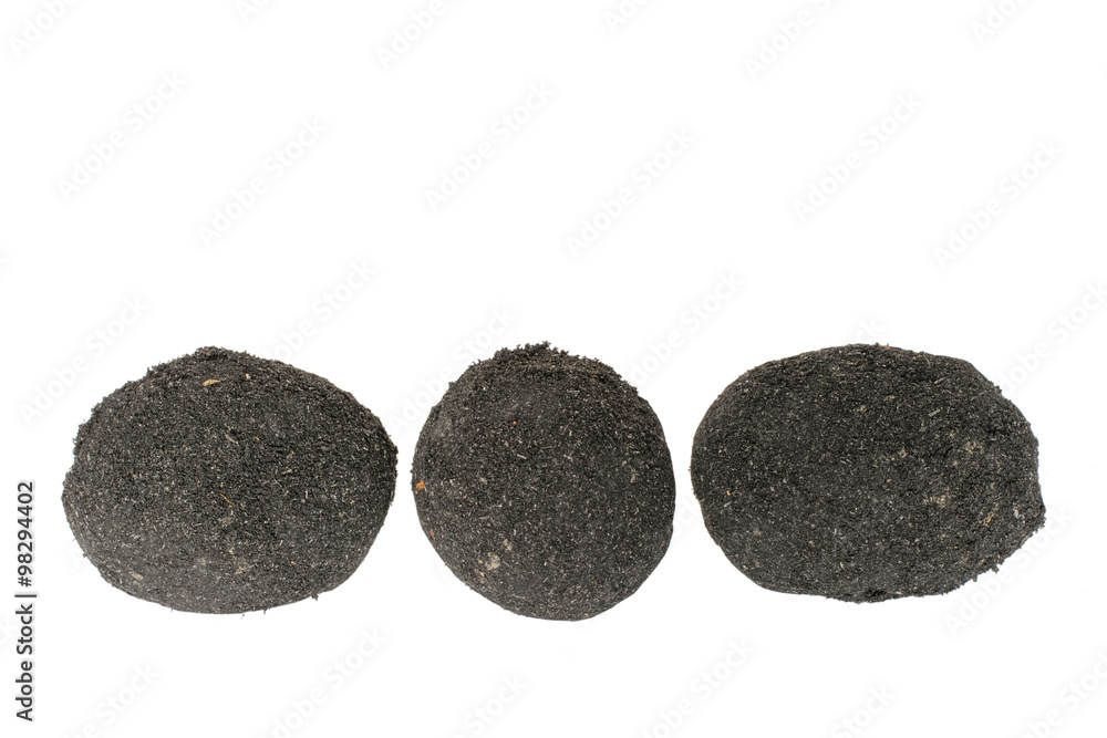Fototapeta premium Salted egg on white background,