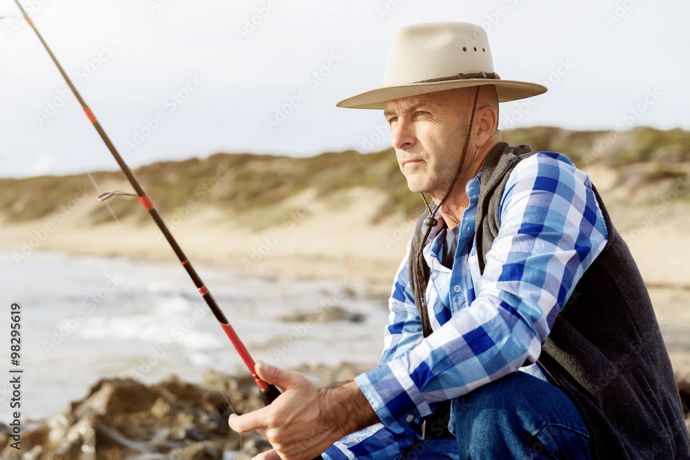 Picture of fisherman Picture of fisherman