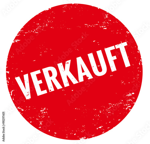 Stempel rot Grunge verkauft 