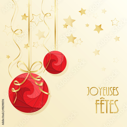 Carte "JOYEUSES FETES" 2016