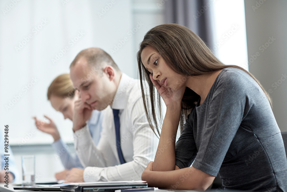 business people having problem in office business people having problem in office