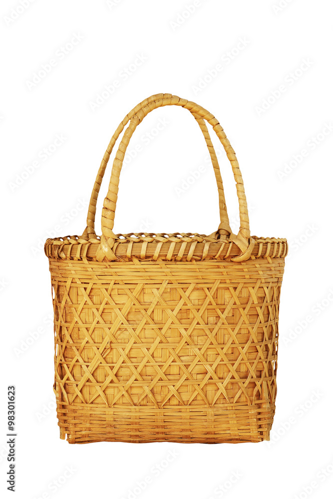 Basket on a white background