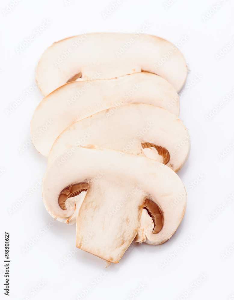 Fototapeta premium sliced mushrooms