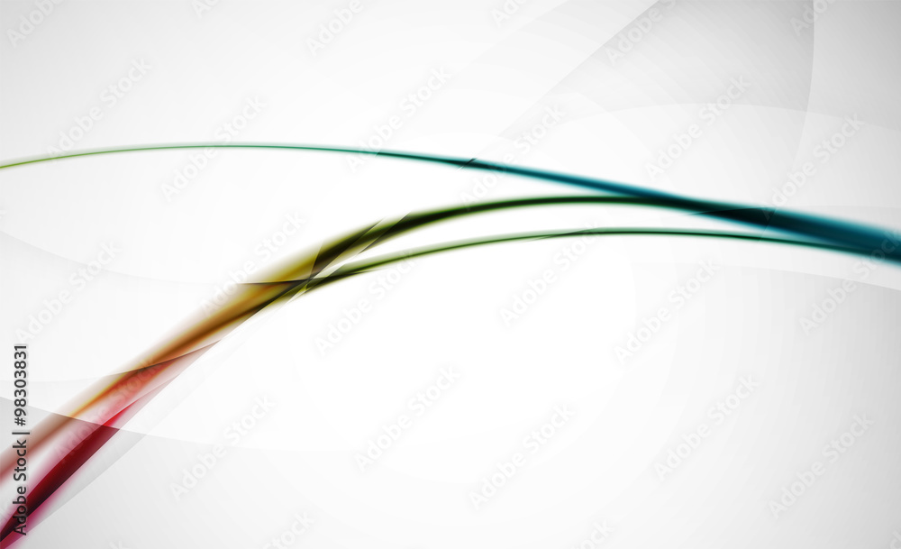 Wave blue red abstract background. Business hi-tech presentation template or advertising layout Wave blue red abstract background. Business hi-tech presentation template or advertising layout