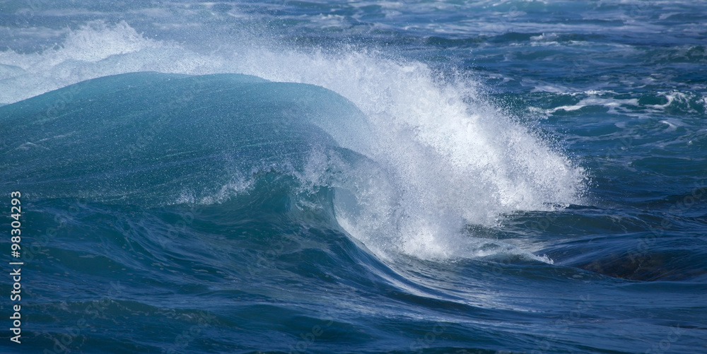 Fototapeta premium breaking waves natural background