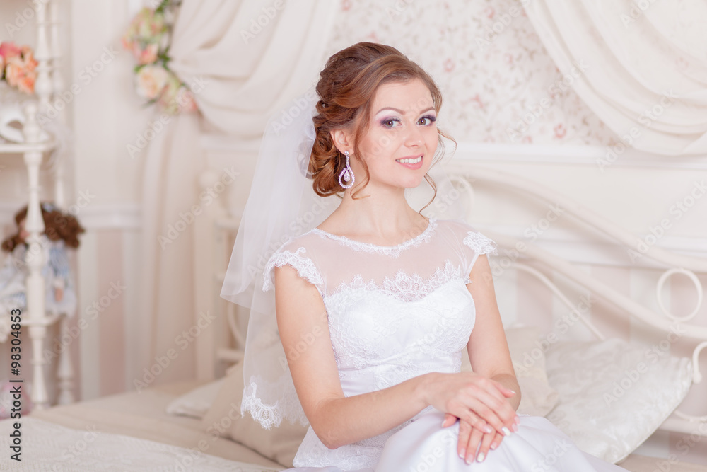 cheerful and gentle charming bride cheerful and gentle charming bride