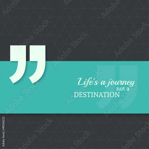 Inspirational quote vector