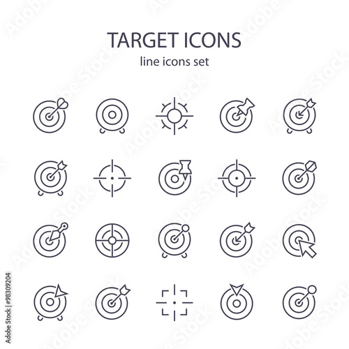 Target icons.
