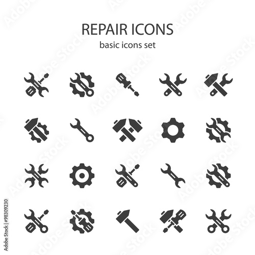 Repair icons.