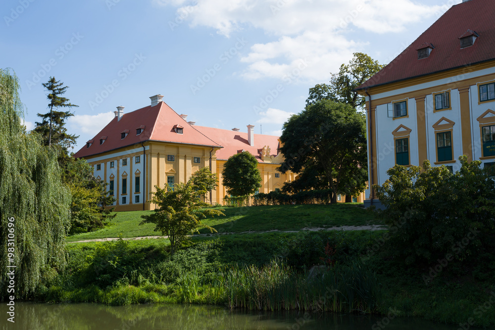 Lednice Castle in South Moravia in the Czech Republic Lednice Castle in South Moravia in the Czech Republic